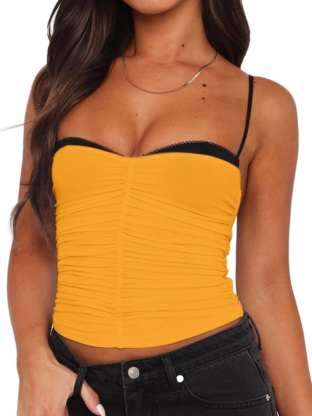 Women’s Sexy Y2k Double Lined Shelf Bra Tank Top